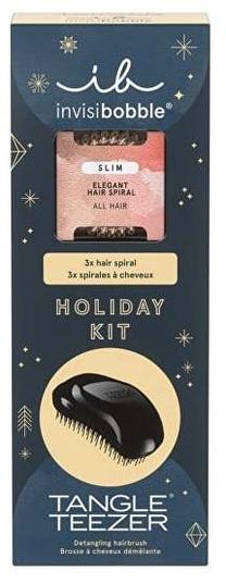 Щетка для волос Tangle Teezer Invisibobble Classic Beauty Holiday Kit, многоцветный, 4 шт.
