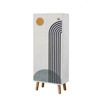 Batų spintelė Kalune Design Vegas B 947, balta sp., 38 cm x 50 cm x 135 cm