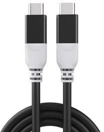 Kabelis San Guan CA914135, 2 x USB-C, 300 cm, juoda sp., 100 W
