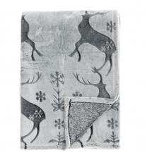 Pledas 4Living Deer 308438, pilkas, 130 cm x 170 cm
