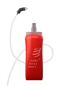 Sporta pudeles un šeikeri Compressport Ergoflask and Tube, sarkana krās., poliuretāns, 0.5 l