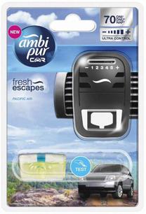 Automobilių oro gaiviklis Ambi Pur Fresh Escapes Diffuser & Refill, 7 ml