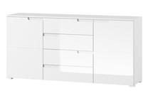 Komoda Selene 160100008, balta sp., 80 cm x 165 cm x 40 cm