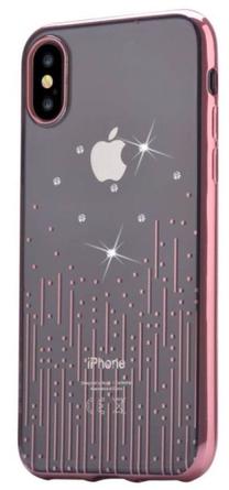 Telefona vāciņš Devia, rozā krās., Apple