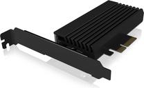 Adapteris RaidSonic ICY BOX IB-PCI224M2-ARGB Adapter M.2 Card to PCIe 4.0 x4, juoda sp.