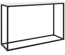 Konsoles galds VLX, balta krās./melna krās., 120 cm x 35 cm x 75 cm