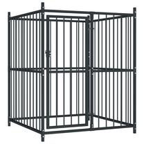 Voljeras VLX Outdoor Dog Kennel, 120 x 120 x 150 cm, plienas