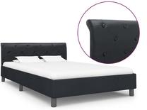 Lovos rėmas viengulė VLX Bed Frame, 120 x 200 cm, juoda sp., be čiužinio, su grotelėmis