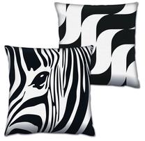 Dekoratyvinė pagalvėlė Mioli Decor Set, balta sp./juoda sp., 43 cm x 43 cm, 2 vnt.