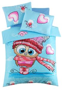 Patalynės užvalkalų komplektas Mijolnir Ranforce Baby Quilt Cute 170PTK2025, įvairių spalvų, 35 x 45 cm, 100 x 150 cm