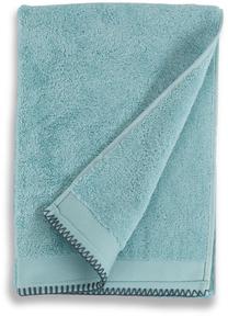 Vonios rankšluostis Dormeo Whipstitch II 110076780, žydra sp., 100 cm x 50 cm