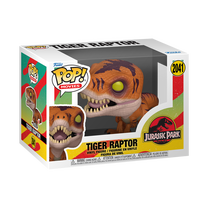 Žaislinė figūrėlė Funko POP! Jurassic Park Tiger Raptor 2041, ruda sp.