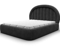Lova dvigulė Tapedo Royal 05, 180 x 200 cm, tamsiai pilka, be čiužinio