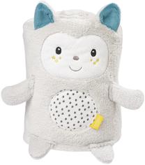 Pledas BabyFehn Cuddleblanket Cat, balta sp., 75 cm x 100 cm