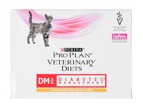Mitrā kaķu barība Purina Pro Plan Veterinary Diets Diabetes Management, vistas gaļa, 0.085 kg, 10 gab.