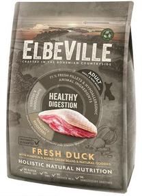 Sausas šunų maistas Elbeville Healthy Digestion Fresh Duck, antiena, 4 kg