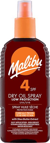 Purškiklis įdegio priežiūrai kūnui Malibu SPF4, 200 ml