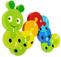 Пазл Onshine Wooden Bulk Animal Puzzle, 10 шт.