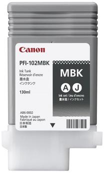 Rašalinio spausdintuvo kasetė Canon PFI-102MBK, juoda sp.