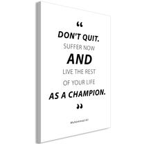 Reprodukcija Artgeist Quote - Muhammad Ali DKNW0370-S, 20 cm x 30 cm