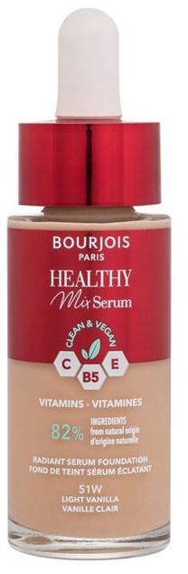 Skystas makiažo pagrindas Bourjois Paris Healthy Mix, 51w vanille clair, 30 ml