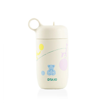 Ūdens pudele EQUA BOUNCE YARD, balta krās./daudzkrāsaina, plastmasa/nerūsējošais tērauds, 0.4 l