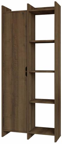 Knygų lentyna Kalune Design Offer 382NRC1309, antique walnut sp., 180 cm x 70 cm x 30 cm