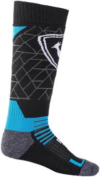 Slēpošanas zeķes Rossignol Ski Jr Premium Wool, zila krās./melna krās.