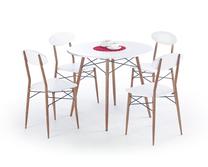 Valgomojo komplektas Record, baltas