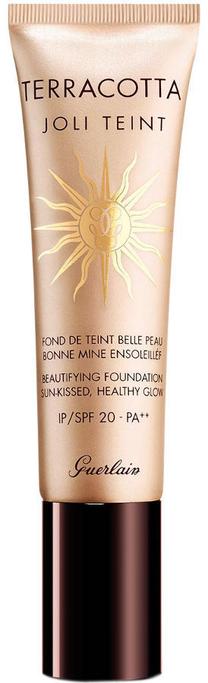 Skystas makiažo pagrindas Guerlain Terracotta Joli Teint, ebony, 30 ml