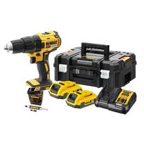 Gręžtuvas su akumuliatoriumi Dewalt DCK777D2T-QW, 18 V, 2 Ah