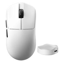 Bezvadu spēļu pele Scyrox V6 Wireless scyrox-v6-white, 2.4ghz wireless / usb, balta krās.