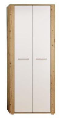 Riidekapp MOW MW3, tamm v./valge v., 80 cm x 38 cm x 195 cm