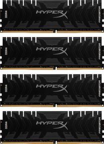 Operatiivmälu (RAM) Kingston HyperX Predator HX433C16PB3K4/64, DDR4, 64 GB, 3333 MHz