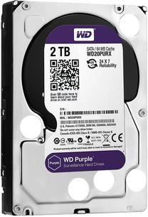 Kietasis diskas (HDD) Western Digital Purple WD20PURZ, 3.5", 2 TB