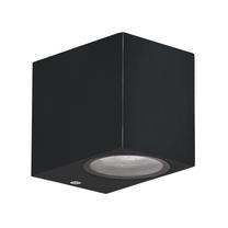 Õue seinavalgusti Candellux Lighting Nerium, 35W, GU10, IP44, must v., 9 cm x 8 cm