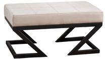 Pufas Hanah Home Abay 591GRC1132, šviesiai ruda sp., 44 cm x 92 cm x 46 cm