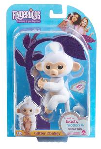 Interaktīva rotaļlieta Fingerlings 3763, 8 cm, universāls, balta krās.