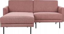 Kampinė sofa Beliani Breda, smėlio sp., kairinė, 192 x 155 cm x 85 cm