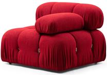 Krėslas Hanah Home Bubble 1R, raudona sp., 95 cm x 95 cm x 75 cm