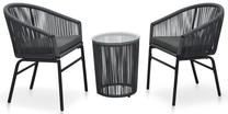 Lauko baldų komplektas VLX 3 Piece Bistro Set w/ Cushions
