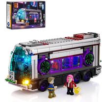 Konstruktorius Cyberpunk Neoncity Future Bus F9060, 605 vnt., įvairių spalvų