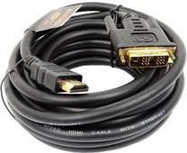 Adapteris Accura Premium DVI/D HDMI male, DVI-D male, 4.5 m