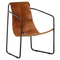 Krėslas VLX Real Leather 323726, ruda sp., 60 cm x 59 cm x 81 cm