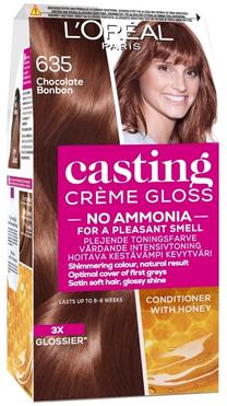 Kраска для волос L’Oréal Paris Casting Creme Gloss, chocolate candy цв., 635, 180 мл