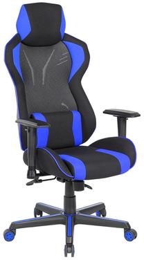 Игровой стул Home4you Master 2, синий цв./черный цв.
