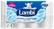 Tualetes papīrs Lambi, 3 sl, 8 gab.