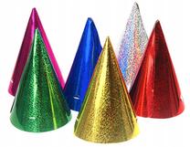 Шапка, набор Party Deco Holographic, многоцветный, 17.5 см, 6 шт.