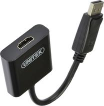 Adapteris Unitek DisplayPort to HDMI Display port male, HDMI female, 10 m, melna krās.