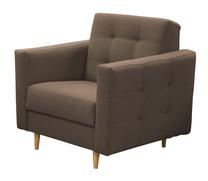Krėslas Idzczak Meble Godivo M06993, ruda sp., 88 cm x 95 cm x 89 cm